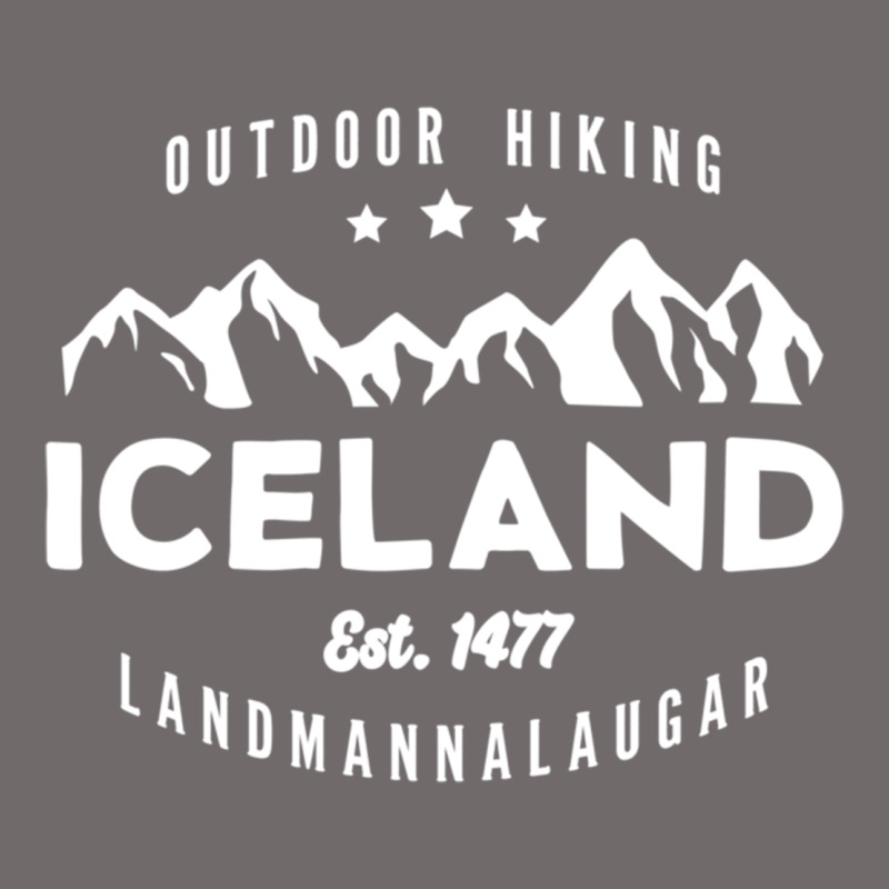 Iceland Hiking Landmannalaugar Est 1477 Urban Heavy Tee by linhVisuals | Teevron
