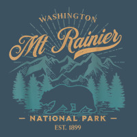 Mount Rainier National Park Washington Usa Vacation Hiking Urban Heavy Tee | Teevron
