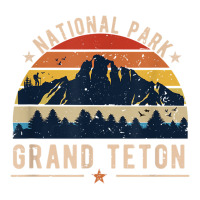 national park grand teton vintage retro hiking | Teevron