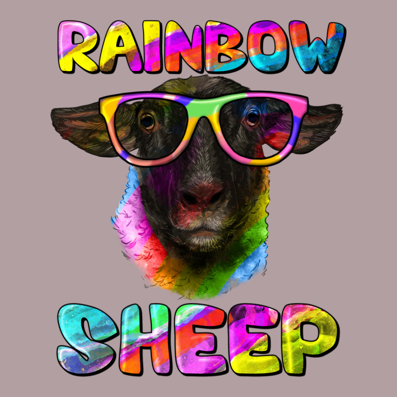 Rainbow Sheep Suffolk Sheep Vintage Hoodie by Artiststas | Teevron
