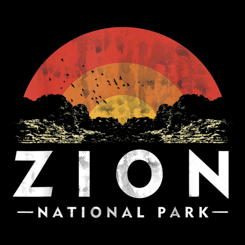 Retro Zion National Park Us Vintage Utah Adventure Hiking Urban Heavy Tee by linhVisuals | Teevron