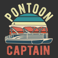 Pontoon Captain Vintage Boating Party Funny Gift For Pontooning Lover Urban Heavy Tee | Teevron
