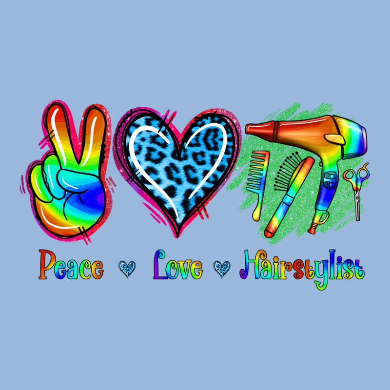 Peace Love Hairstylist Premium Hoodie by Jasminsmagicworld | Teevron