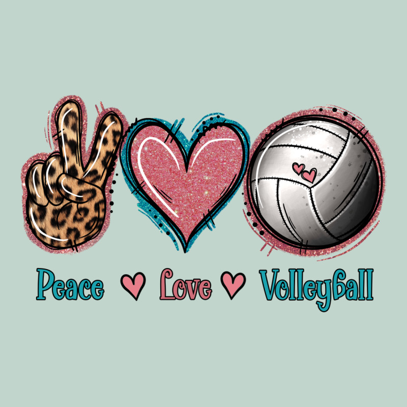 Peace Love Volleyball Zipper Hoodie by Jasminsmagicworld | Teevron