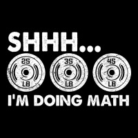 Shhh I'm Doing Math Gym Funny Bodybuilding Weightlifting Humor Quote Urban Heavy Tee | Teevron