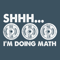 Shhh I'm Doing Math Gym Funny Bodybuilding Weightlifting Humor Quote Urban Heavy Tee | Teevron