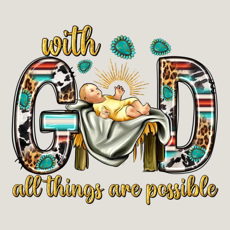 With God All Things Are Possible With Baby Jesus Bbs Heavy Core Tee by BundleAndBundleShop | Teevron