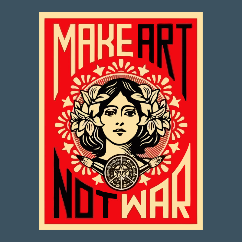 Make Art No War Urban Heavy Tee by linhVisuals | Teevron