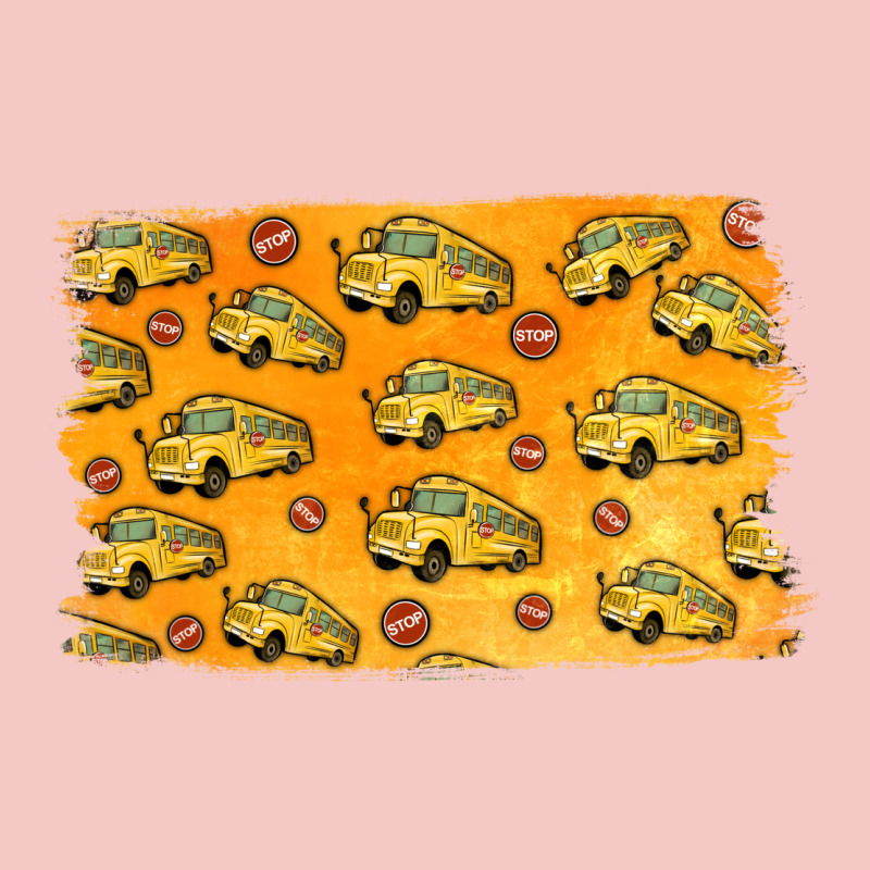 School Bus Pattern Urban Heavy Tee by Jasminsmagicworld | Teevron