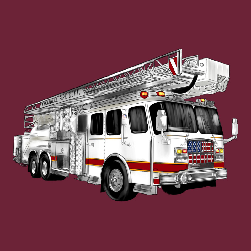 White Fire Truck Long Sleeve Tee by Artiststas | Teevron