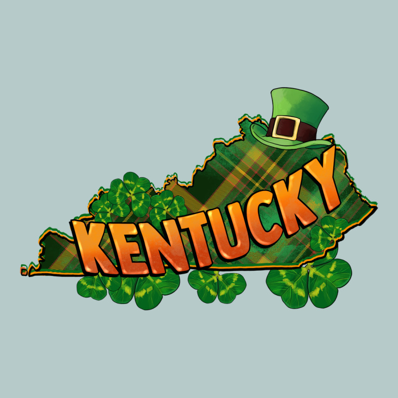 Kentucky Map St. Patrick's Day Heavy Core Tee by FaDigitalArtStudio | Teevron