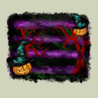 Halloween Witch Hat Backround Heavyweight Hoodie | Teevron