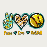 Peace Love Softball Zipper Hoodie | Teevron