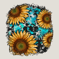 Sunflower Cowhide And Turquoise Patches Heavy Core Tee | Teevron