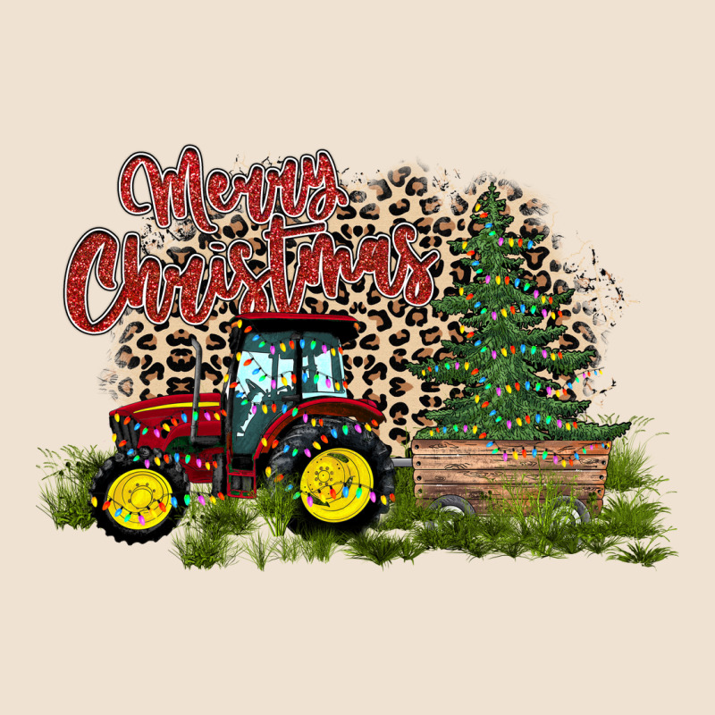 Merry Christmas Tractor Tree Urban Heavy Tee by CowhideDigitalArt | Teevron