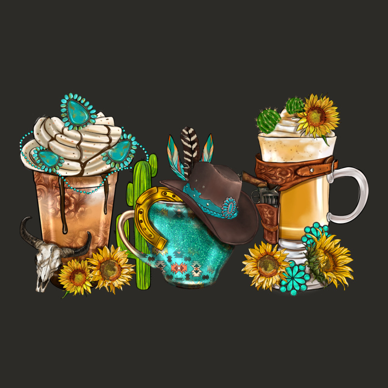 Western Coffee Cups With Sunflower And Gemstone Bbs Heavy Core Tee by BundleAndBundleShop | Teevron
