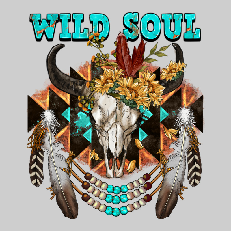 Wild Soul Bull Skull Premium Tee by FaDigitalArtStudio | Teevron