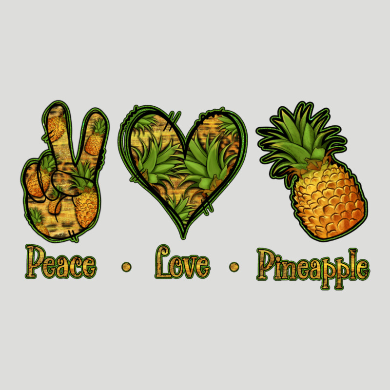Peace Love Pineapple Zipper Hoodie by Jasminsmagicworld | Teevron