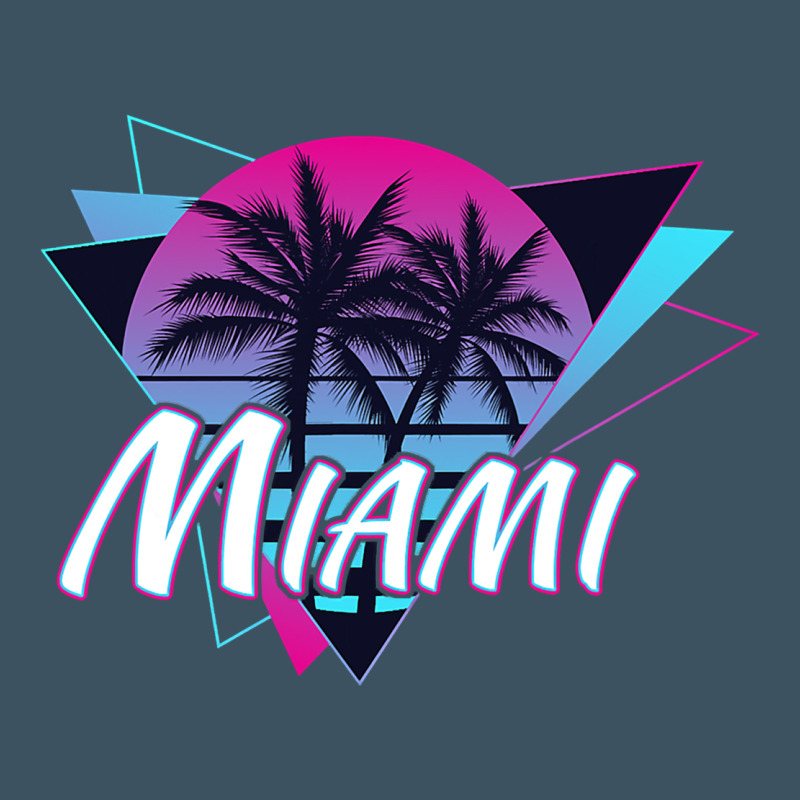 Miami Beach Souvenir Vintage 80s Urban Heavy Tee by linhVisuals | Teevron