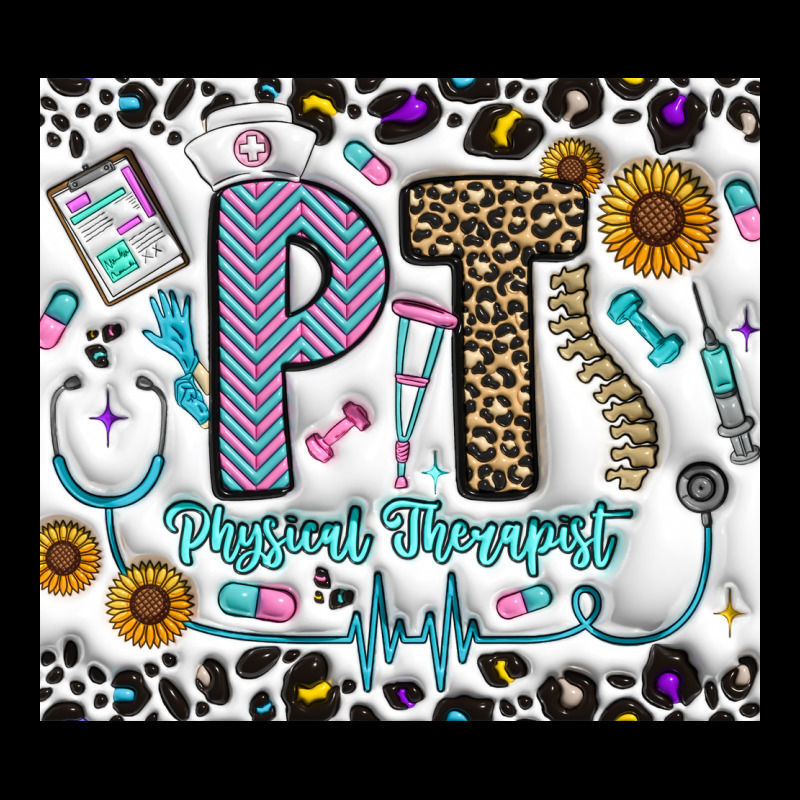 Pt Physical Therapist Ladies Tee by CowhideDigitalArt | Teevron