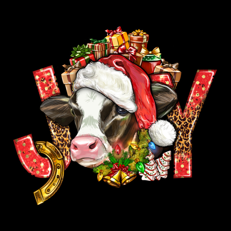 Joy Christmas With Cow Bbs Heavy Core Tee by BundleAndBundleShop | Teevron
