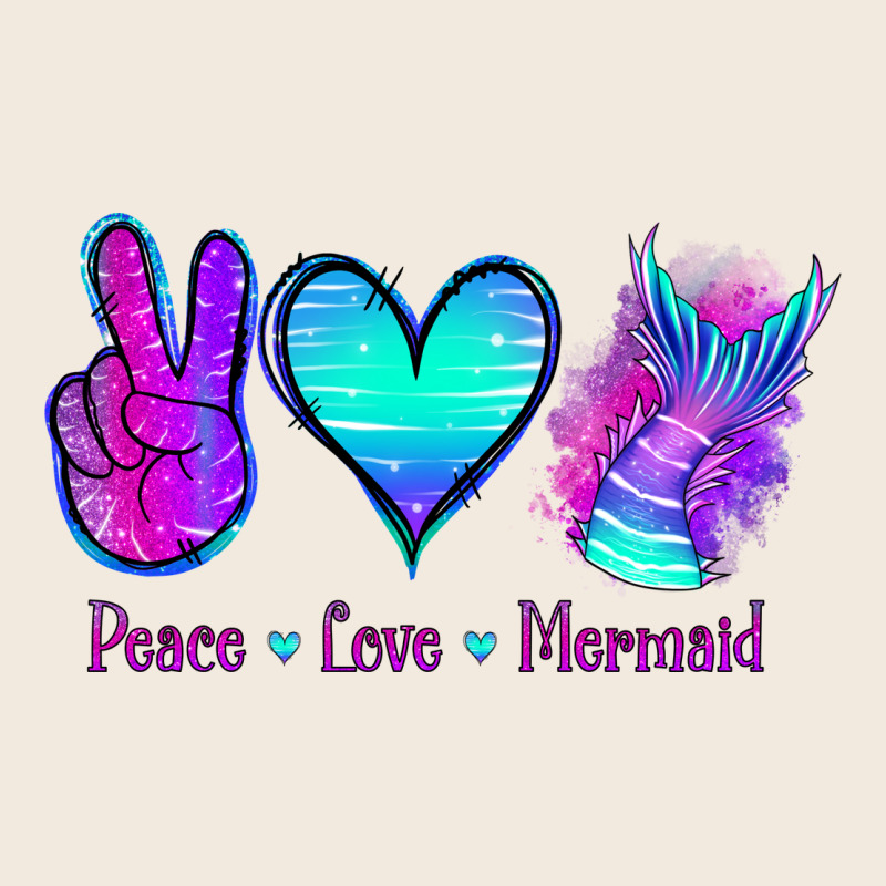 Peace Love Mermaid Zipper Hoodie by Jasminsmagicworld | Teevron