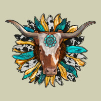 Texas Longhorn Sunflower Background Heavy Core Tee | Teevron