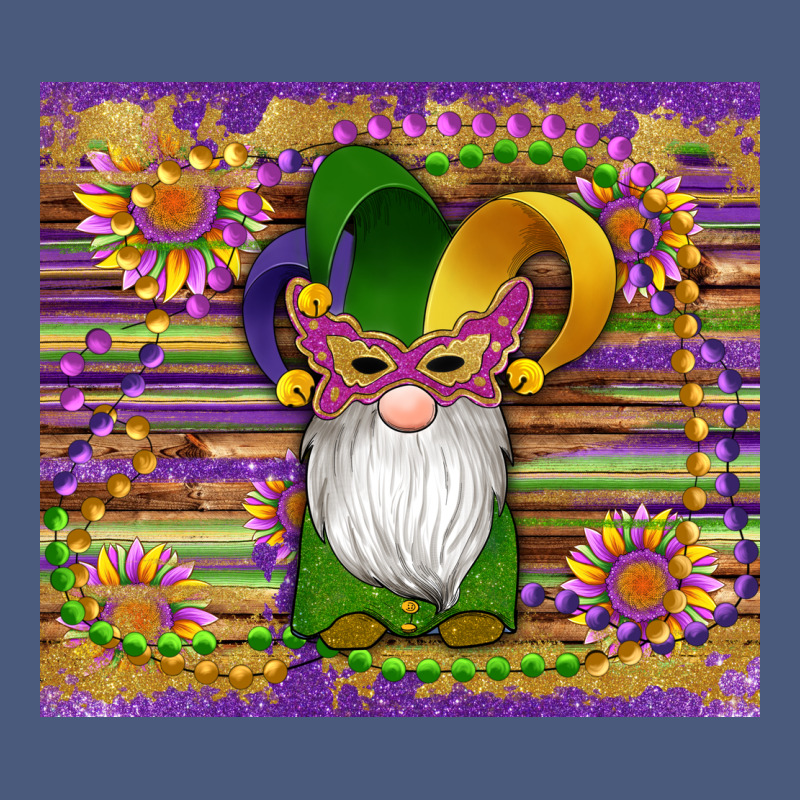 Mardi Gras Gnomes Mask Serape Sunflowers Vintage Hoodie by Artiststas | Teevron