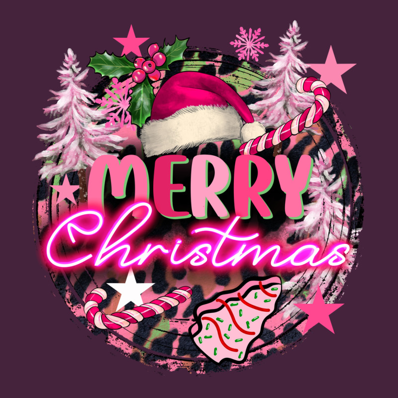 Pink Merry Christmas Premium Tee by FaDigitalArtStudio | Teevron