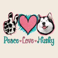 Peace Love Husky Zipper Hoodie | Teevron