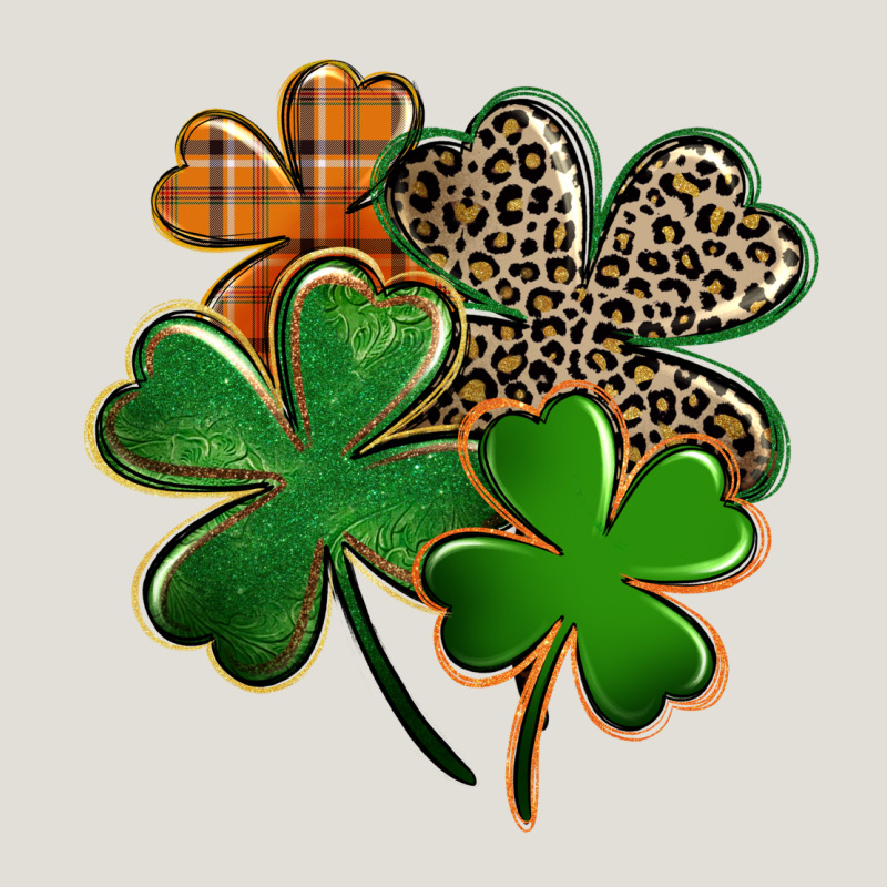 Leopard Shamrock St. Patricks Day Heavy Core Tee by FaDigitalArtStudio | Teevron