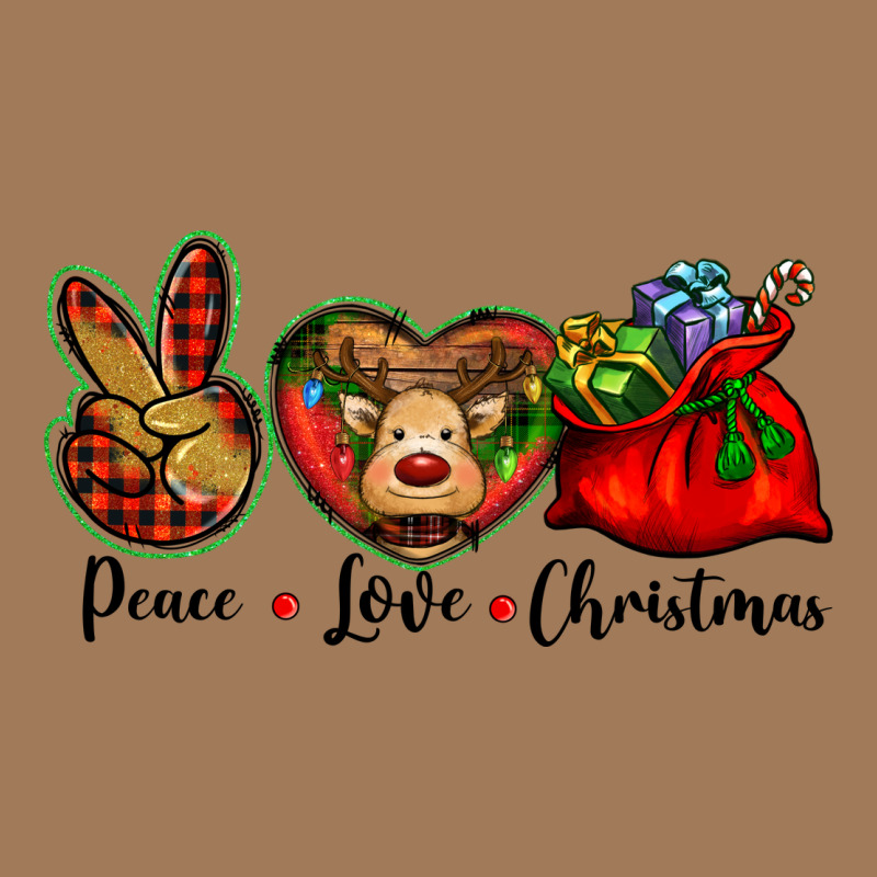 Peace Love Christmas Classic Tee by BarkalooDesign | Teevron