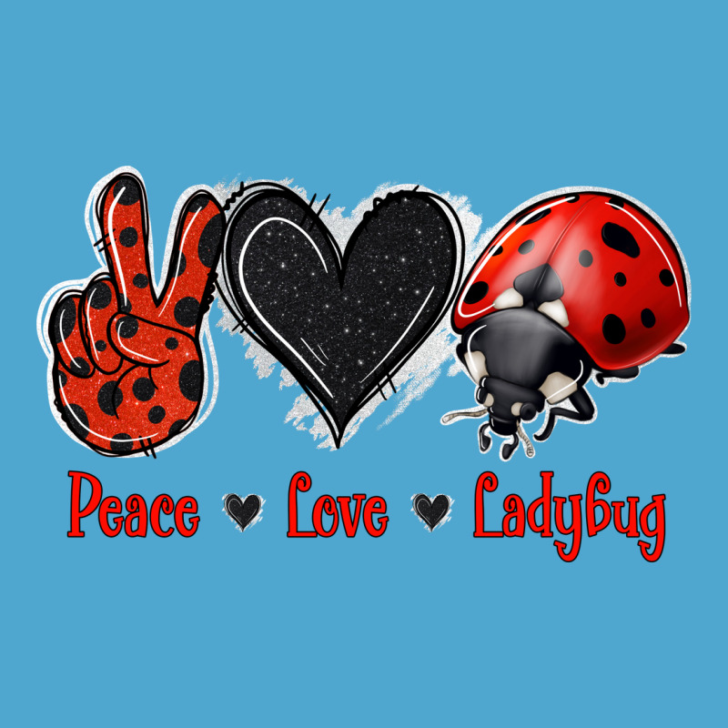 Peace Love Ladybug Premium Hoodie by Jasminsmagicworld | Teevron