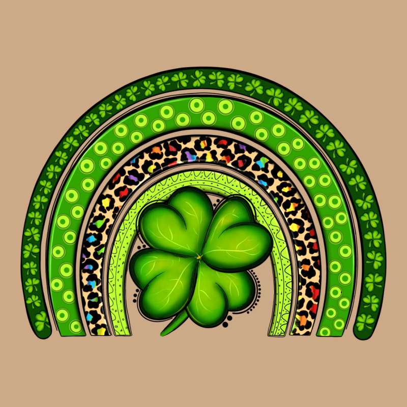 St. Patrick's Day Shamrock Rainbow Vintage Hoodie by Artiststas | Teevron