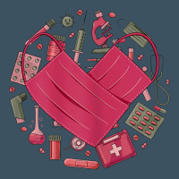 Womens Happy Valentine's Day Cute Heart Style For Nurses Life 2022 Urban Heavy Tee | Teevron