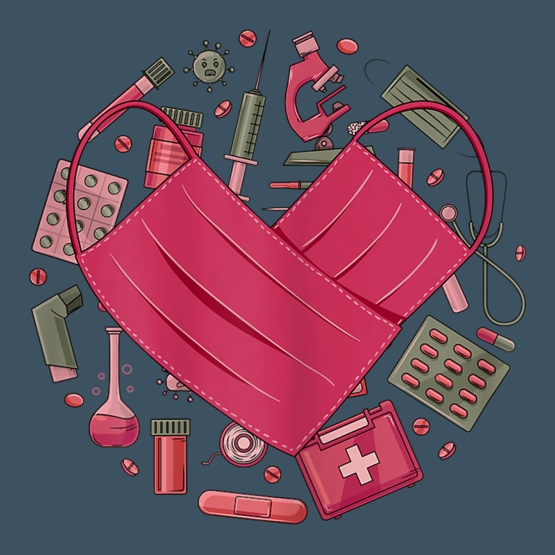 Womens Happy Valentine's Day Cute Heart Style For Nurses Life 2022 Urban Heavy Tee by linhVisuals | Teevron