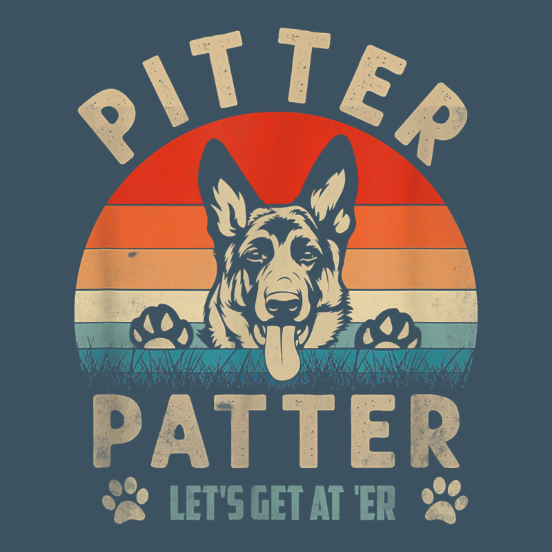Pitter Tshirt Patter German Shepherd Dog Funny Vintage Retro T Shirt Urban Heavy Tee by linhVisuals | Teevron