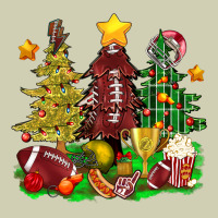 Christmas With American Football Trees Bbs Heavy Core Tee | Teevron