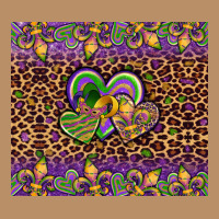 Mardi Gras Fleur De Lis Hearts Leopard Glitter Vintage Hoodie | Teevron