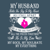 My Husband Holds The Key To My Heart Urban Heavy Tee | Teevron
