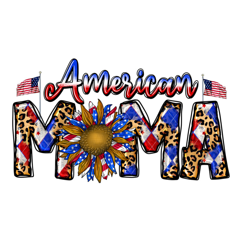 American Mama Ladies Tee by CowhideDigitalArt | Teevron