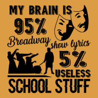 My Brain Is Broadway Show Lyrics Urban Heavy Tee | Teevron
