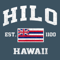 Hilo Hawaii Hi Vintage State Athletic Style T Shirt Urban Heavy Tee | Teevron