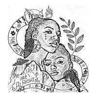 Chloe X Halle Playing One Off At Sob Black White Urban Heavy Tee | Teevron