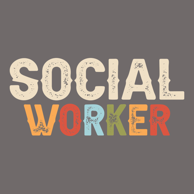 Social Worker Job Occupation Funny Birthday Urban Heavy Tee by linhVisuals | Teevron