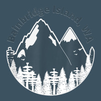 Bainbridge Island Wa Mountains Hiking Climbing Camping Urban Heavy Tee | Teevron