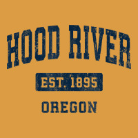 Hood River Oregon Or Vintage Sports Established Navy Design T Shirt Urban Heavy Tee | Teevron
