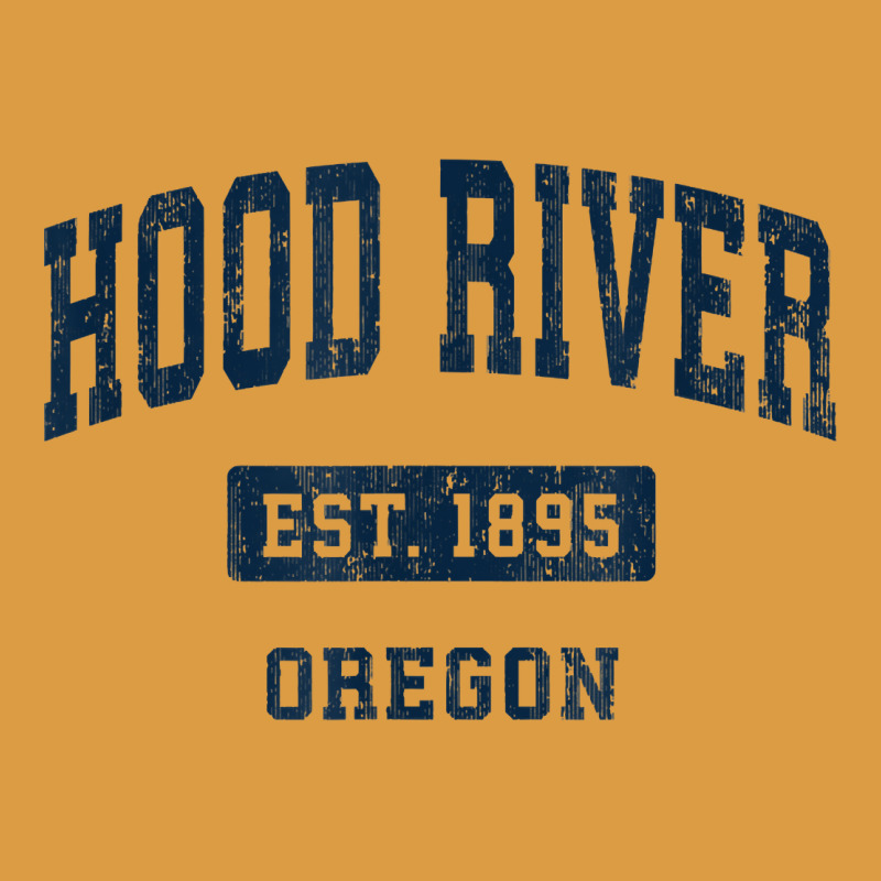 Hood River Oregon Or Vintage Sports Established Navy Design T Shirt Urban Heavy Tee by linhVisuals | Teevron
