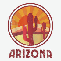 Arizona Cactus Sunset Scene Graphic T Shirt Urban Heavy Tee | Teevron
