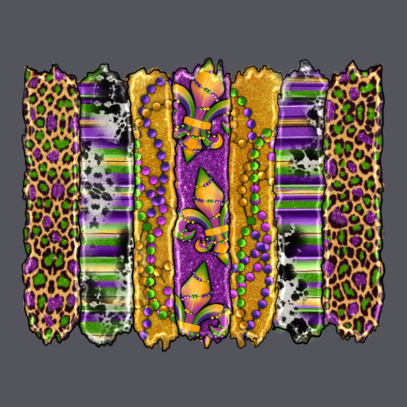 Mardi Gras Fleur De Lis Cowhide Serape Leopard Glitter Brushstrokes Vintage Hoodie by Artiststas | Teevron